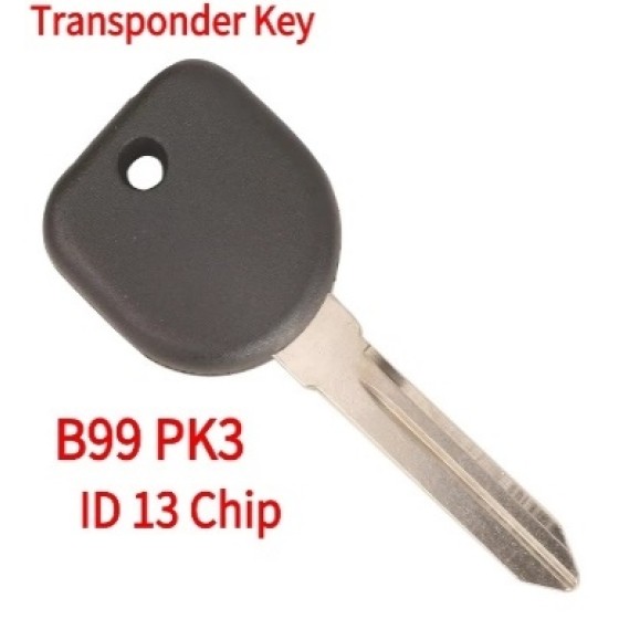 1998-2008 GM - B99 PK3 Transponder Key (ID 13 Chip)(OEM chip )(No logo)
